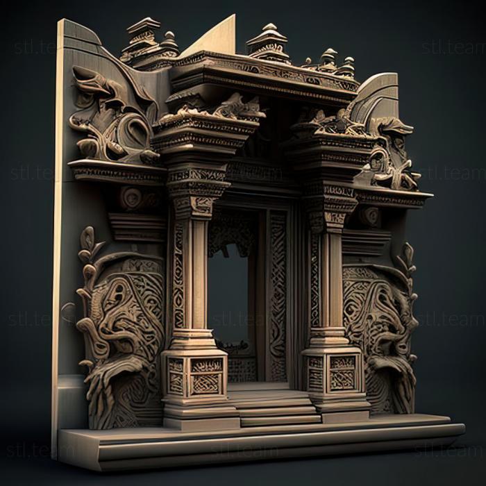 3D model Temple (STL)